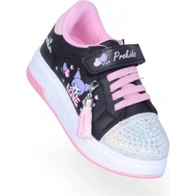 Resim Prokids 4110 Syh-pmb Kız Çocuk Sneaker Spor Ayakkabı Siyah 