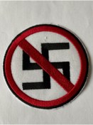 Resim StüdyoÜmitTişört No Nazıs No Way,punk,anarchy Patch,peç,arma Ve Kot Yaması 