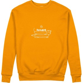 Resim Hotdog Sweatshirt - Turuncu / 2XL 