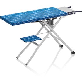 Resim Gazzella “harmony” Katlanabilir Potent Fanlı Ütü Masası - Geniş Tip - Amortisörlü - Kazansız Model 