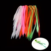 Resim 10 Adet Silikon Etek Akışlı Spinnerbait Buzzbait Kalamar Yemi Tuzlu Su Balıkçılığı Aksesuarları 