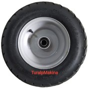 Resim Çim Golf Traktör Tekeri Jantlı 16X6.50-8 Rulmanlı 6 Pr 