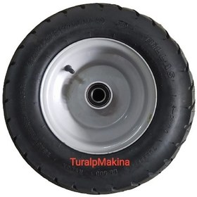 Resim Çim Golf Traktör Tekeri Jantlı 16X6.50-8 Rulmanlı 6 Pr 