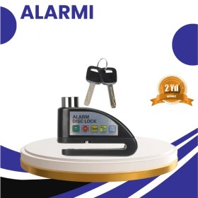 Resim Narnuga Taşınabilir Alarm Disk Kilidi Motosiklet Scooter Bisiklet Güvenlik 