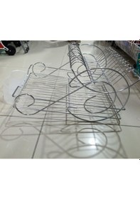 Resim Metal Bulaşıklık 2 Katlı Krom 