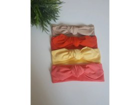 Resim Swan Butik Kız Çocuk Bebek Bandana Toka Seti 