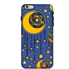 Resim Zipax Apple Iphone 6 Plus - 6s Plus Kılıf Baskılı Hilal Yıldız Desenli Zipax A++ Silikon - 8541 