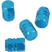 Resim Cuticate 6X4X Alüminyum Lastik Tekerleği Jantlar Gövde Hava Valf Kapakları Lastik Kapak Araba Kamyon Mavisi 6 Adet (Yurt Dışından) 