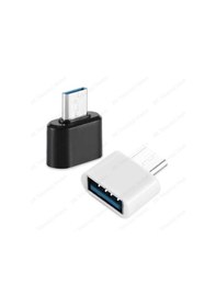 Resim Micro Usb To Usb Otg Adaptörü Android Telefon Ve Tabletler Için 