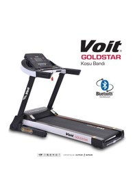 Resim Voit Goldstar Koşu Bandı, Otomatik Eğimli, 3 Hp/av Motorlu, Katlanabilir, Bluetooth App, 18km Hız, Programlı 