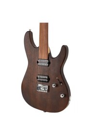 Resim New Orleans Fts241 Mat Koyu Kahve Elektro Perdesiz Gitar 