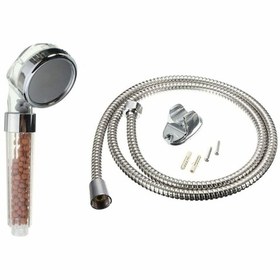 Resim Boncuklu Duş Seti Takım Terapi Relax Spa Kalsiyum Filtreli Başlık 