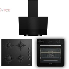 Resim Arçelik Airfry Siyah Ankastre Set (AFC361S+OCDT601ES+ADE604-5S)-SİYAH 