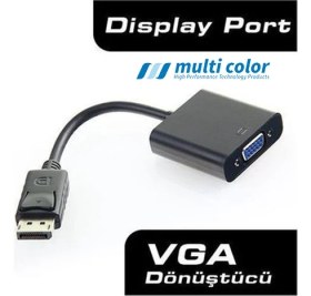 Resim Multıcolor MC-4557 Display Port To Analog VGA Aktif Dönüştürücü 