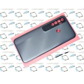 Resim Tecno Spark 7 Pro (KF8) KASA Arka Pil Batarya Kapağı FÜME 