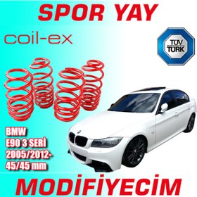 Resim Coil-Ex E90 3 Seri 2005-2012 Arası 45-45Mm Alçaltma Spor Yay 