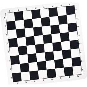 Resim Kulüpler, Çocuklar Ve Yetişkinler İçin Rulo Satranç Tahtası, Düz Satranç Tahtası, Hafif Pu Deri, Turnuva Satranç Tahtası Siyah Beyaz Çok Renkli 