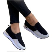 Resim Kadın Slip-on Yürüyüş Ayakkabıları Platform Loafer'lar Rahat Nefes Alabilen Kaymaz Ayakkabılar Ratetime White 