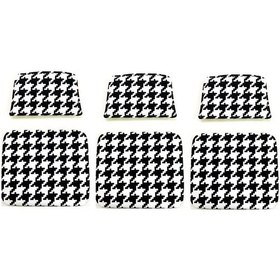 Resim Knsz minder seti 3 lü zng&mğr&uslu kono kumaş tel bar sandalyesi oturma ve sırt minderi set 