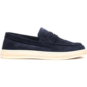 Resim Navy Suede Oxford Klasik Erkek Diğer Ka-26y-c27606 John May Formal Lacivert 