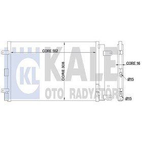 Resim 345355 Klima Radyatoru ( Fiat: Doblo 1.4 1.6 01- ) 51758873 (WR622476) 