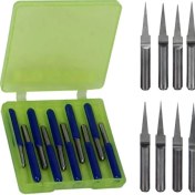 Resim 2Liyao 20DEGREE-0.6MM-1PCS 1pcs Pcb 3D Freze Kesici 3.175 Shank Tungsten Karbür V Şekli Pcb Gravür Bit 10/20/30 Derece Cnc Router Makine Uçları (Yurt Dışından) 