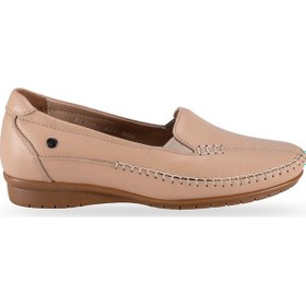 Resim Marla-h Kadın Deri Ayakkabı Açık Vizon A.vizon Vizon 