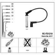 Resim Ngk 6317 Buji Kablosu Xs6f12280tk 