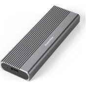 Resim Sones Blueendless 2818sn M.2 Nvme / Sata Çift Protokollü Mobil Sabit Disk Kutusu Ve Type-c - Usb-a Kablosu 