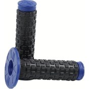 Resim Tongdashop Motosiklet Tutma Kaymaz Dirt Bisiklet Gripleri 7/8" Mavi Siyah Universal Motocross 