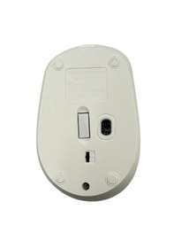 Resim Çift Modlu Kablosuz Bluetooth Mouse Şarj Edilebilir Sessiz Tıklam 