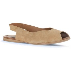Resim Bueno Shoes Taba Açık Alf Süet Kadın Düz Sandalet 01wa5804 