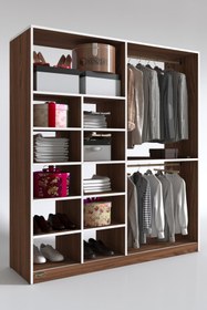 Resim Kenzlife Giysi Dolabı Fikret 180*180*45 Cvz Gardırop 