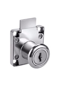 Resim Kare Çekmece Kilidi Anahtarlı Dolap Mobilya Kilidi Kare 2 Adet Krom 