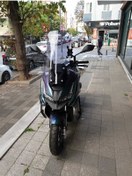 Resim Motocam Barossa Adv 125 Siperlik Ön Cam 2024 Model 57cm Açıkfüme Renkli 4mm Kısa Spor Cam 
