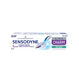 Resim Sensodyne Klinik Onarım %5 Novamin Derin Temizlik Diş Macunu 75 ml 
