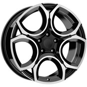 Resim EMR-DY1588-01 8.0x18" -5x112 ET45 57.1 Black Diamond Jant (4 Adet) 