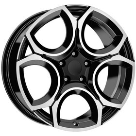 Resim EMR-DY1588-01 8.0x18" -5x112 ET45 57.1 Black Diamond Jant (4 Adet) 