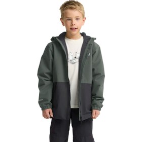 Resim Jack Wolfskin Snow Days Kids Unisex Çocuk Yeşil Outdoor Ceketi 