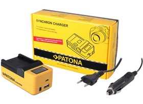 Resim Patona 4652 LP-E12 Canon Tekli Synchron USB Charger LCD Ekranlı 