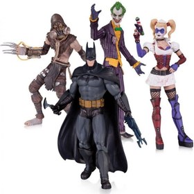 Resim DC Collectibles Batman Arkham Asylum 4 Pack Action Figure Set 