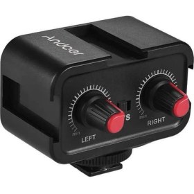 Resim Andoer Ws-Vs Çift Kanallı Mikrofon Ses Mikseri 