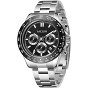 Resim Novahub Siyah Megır Yaratıcı Erkek Izle Üst Marka Lüks Chronograph Kuvars Saatler Saat Erkek Deri Spor Ordu Askeri İş Çalışma Bilek Saatleri Siyah Siyah 