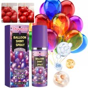 Resim 30ml Balon Parlaklık Spreyi Yüzey Dokusu Parıltısı Anti-Oksidasyon Uzun Süreli Işıltılı, Partiye Parlak Görünüm Yaratır 