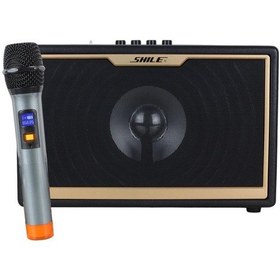 Resim Shile Sd-1 El Mikrofonlu Kumandalı Usb/sd/bt Portatif Hoparlör 