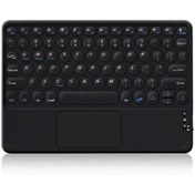 Resim TahTicMer Huawei Matepad Pro 10.8 Inç Inç Bluetooth Klavye Touchpad Slim Kablosuz Wifi Q Klavye 