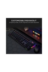 Resim Rapoo V500 PRO RGB / Antighosting Mekanik Gaming Klavye 