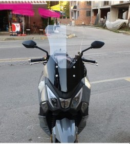 Resim Motocam Sym Joyride 300 Ön Cam 2023-2026 Model 65cm Şeffaf Renkli 4mm Orta Boylu 