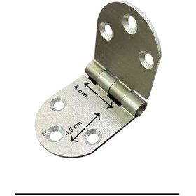 Resim Ennalbur Yüksel Oval Alüminyum Kasa Menteşesi 4 Cm Çok Renkli 