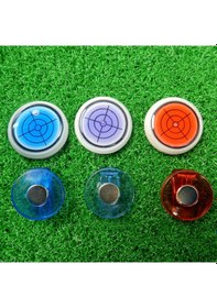 Resim Xindoker Kırmızı Golf Şapka Klipsü - Plastik Ve Metal Malzeme - 30mm Çap - Seviye Ayarı Fonksiyonu 